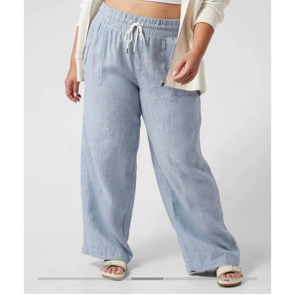 Cabo Linen Wide Leg Pant